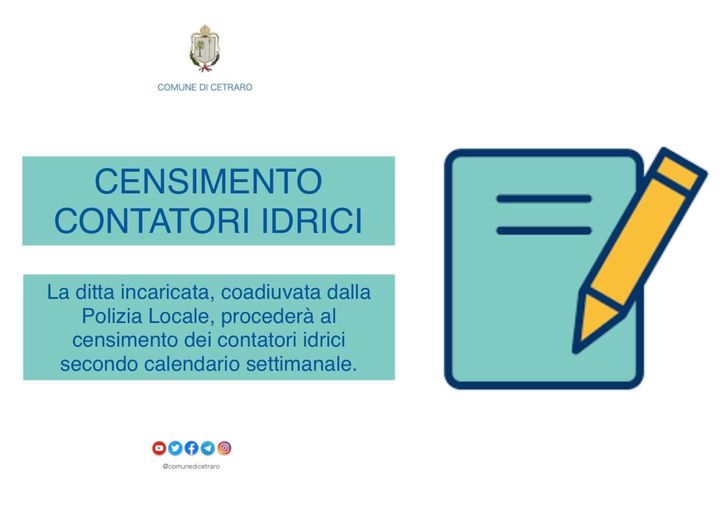 Censimento Contatori Idrici